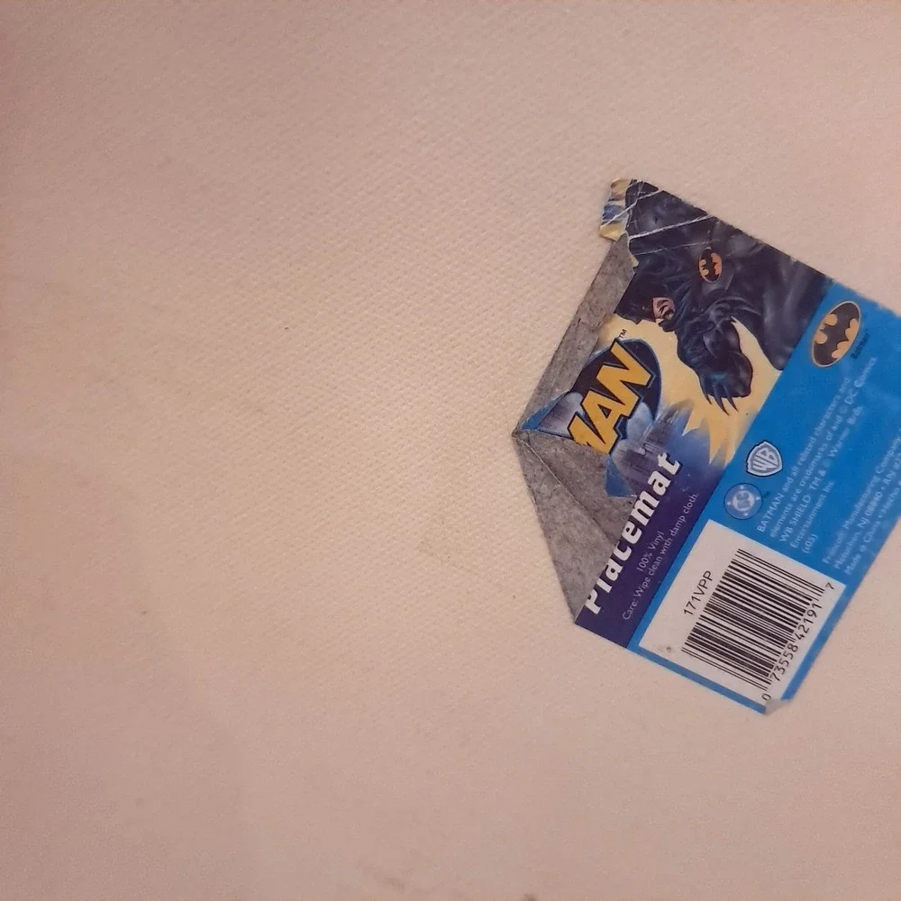 Kids Placemats set‎ Batman Spiderman Transformers Superman Spongebob Squarepants